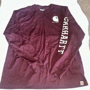 Red long sleeve Carhartt men